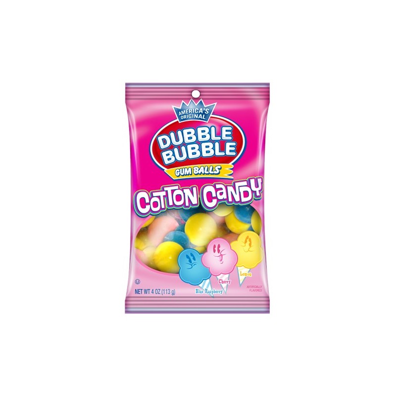 Boules de chewing-gum barbe à papa Dubble Bubble