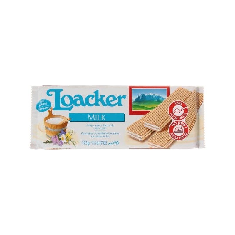 Gaufrettes Loacker Classic Lait des Alpes
