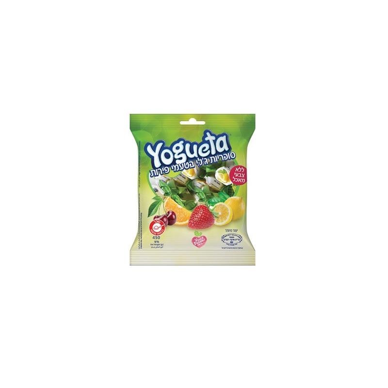Yogueta bonbons gélifiés aux fruits enrobés de sucre 450g