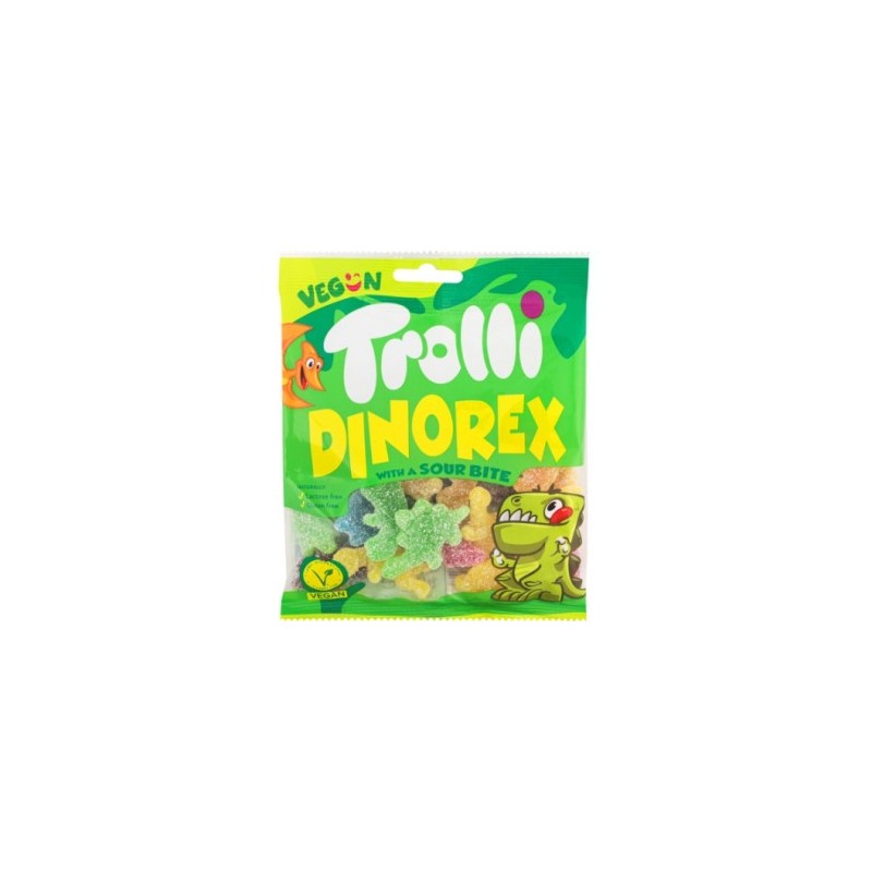 Trolli bonbons gelifies Dinosaures acidules