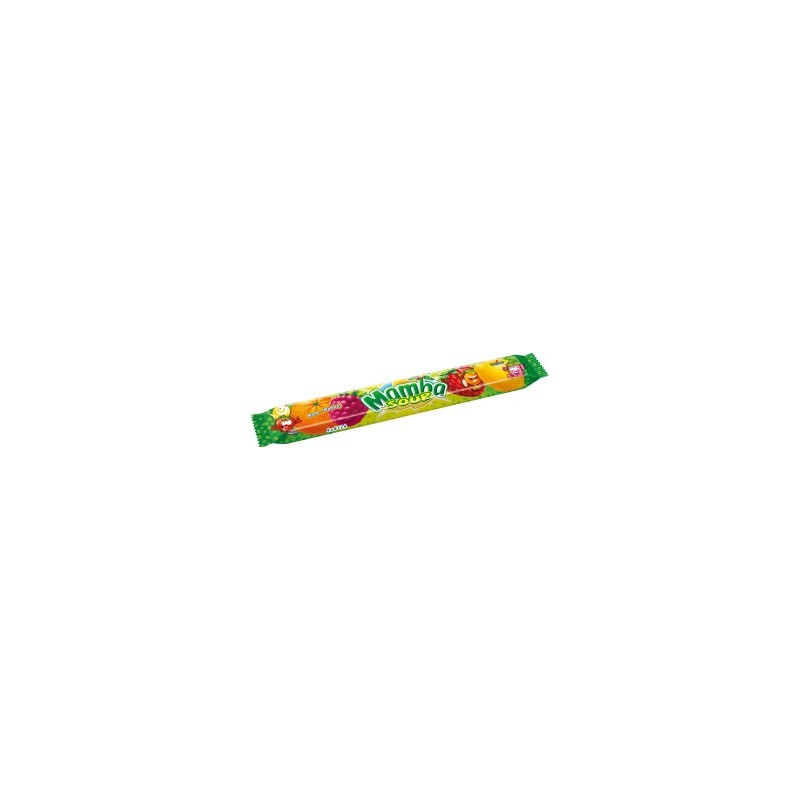 Bonbons tendres acidulés Mamba aux fruits (4 étuis)