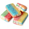 Briques de réglisse fourrées acidulées arc-en-ciel (Sour Rainbow Bricks)